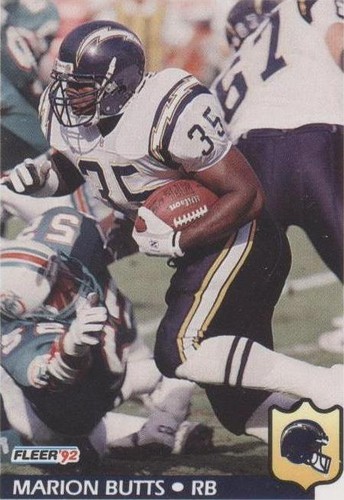 1992 Fleer Marion Butts #356