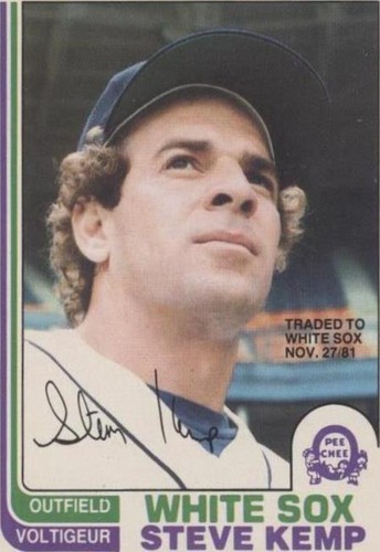 1982 O-Pee-Chee - Steve Kemp #296