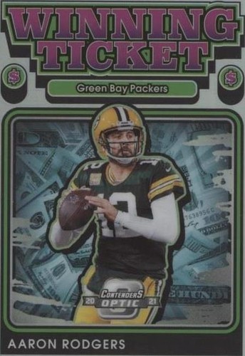 2021 Panini Contenders Optic Aaron Rodgers #WT4