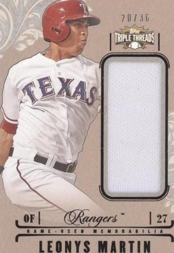 2014 Topps Triple Threads - Leonys Martin #UJR-LM