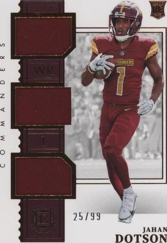 2022 Panini Encased Jahan Dotson #RTM-10