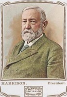 2009 Topps Mayo Benjamin Harrison #1