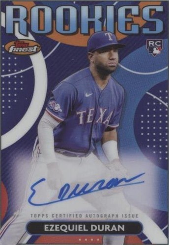 Ezequiel Duran 2023 Topps Series 1 Rookie Card RC #286 Texas