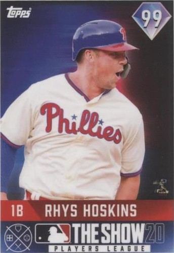 2020 Topps The Show 20 Players League - Rhys Hoskins #27