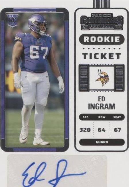 2022 Panini Contenders Ed Ingram #299