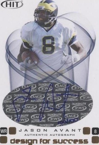 2006 SAGE Hit Jason Avant #D-48