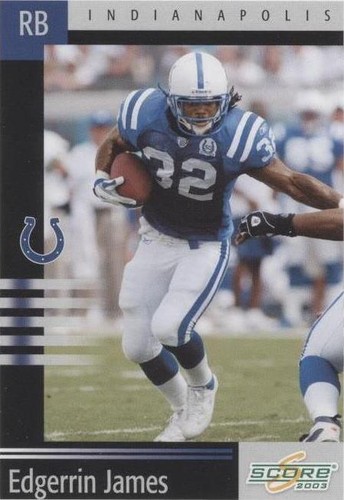 2003 Score Edgerrin James #53