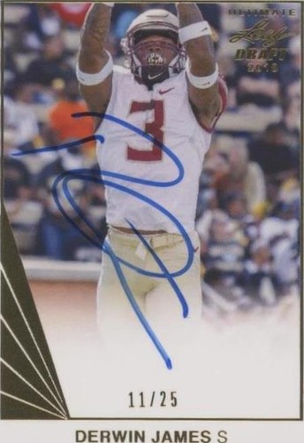 2018 Leaf Ultimate Draft Derwin James #BA-DJ1