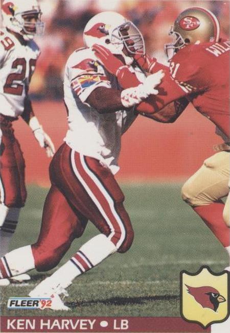 1992 Fleer Ken Harvey #330