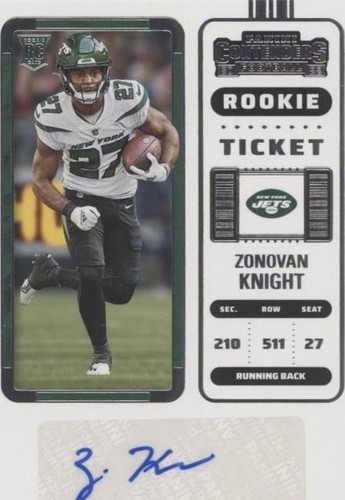 2022 Panini Contenders Zonovan Knight #179