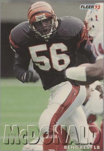 1993 Fleer Ricardo McDonald #450