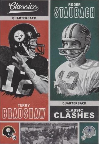 2017 Panini Classics Roger Staubach Terry Bradshaw #CC-TBRS