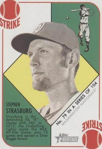 2015 Topps Heritage '51 - Stephen Strasburg #79