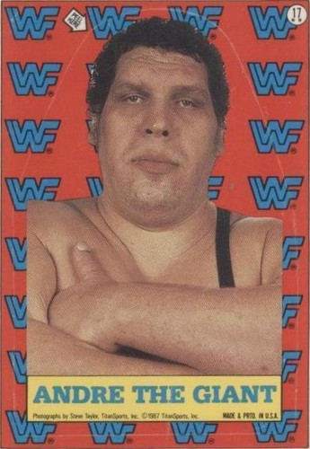 1987 Topps WWF - Andre the Giant #17
