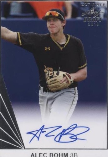 2018 Leaf Ultimate Draft - Alec Bohm #BA-AB1