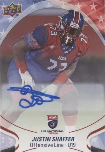 2017 Upper Deck USA Football Justin Shaffer #85