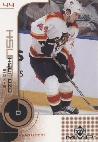 2002-03 Upper Deck MVP - Sandis Ozolinsh #80