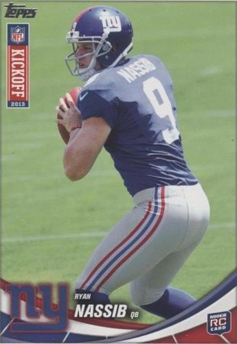 2013 Topps Kickoff Ryan Nassib #30