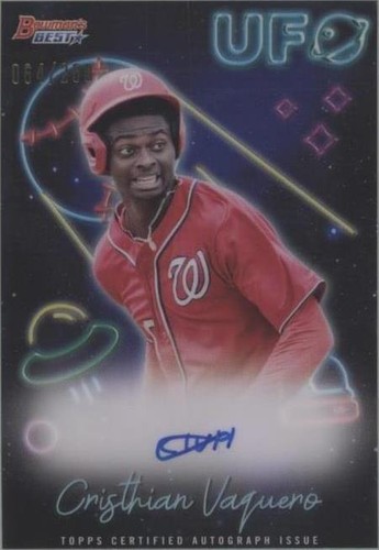 2022 Bowman's Best - Cristhian Vaquero #UFOA-CV