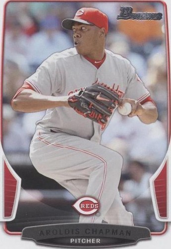 Aroldis Chapman Bobblehead SGA 2013 Cincinnati Reds | eBay