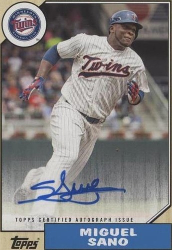 2017 Topps - Miguel Sanó #1987A-MSA