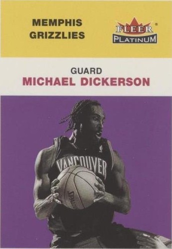 2001-02 Fleer Platinum - Michael Dickerson #35