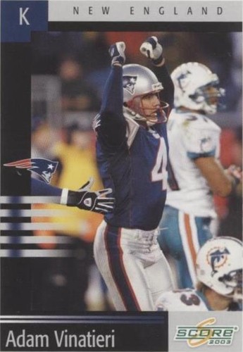 2003 Score Adam Vinatieri #89