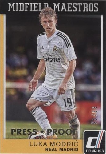 2015 Panini Donruss Luka Modric #17
