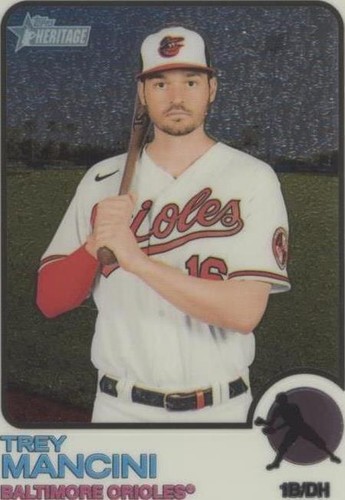 2022 Topps Heritage - Trey Mancini #443