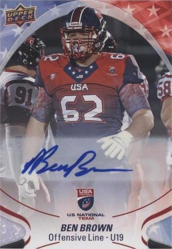 2017 Upper Deck USA Football Ben Brown #33