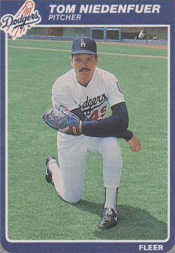 1985 Fleer - Tom Niedenfuer #378