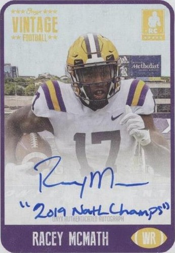 2021 Onyx Vintage Racey McMath #FARA