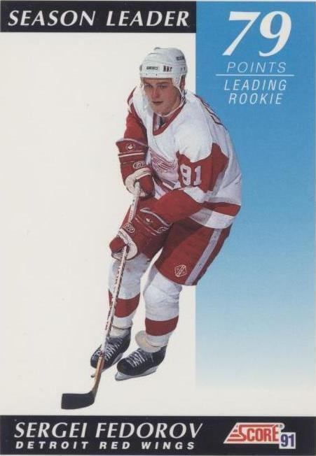 1991-92 Score Canadian - Sergei Fedorov #298