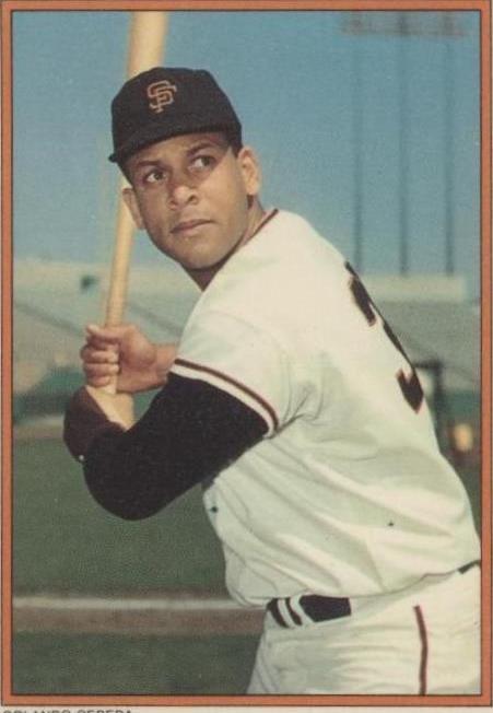 1985 Topps Circle K All Time Home Run Kings - Orlando Cepeda #24