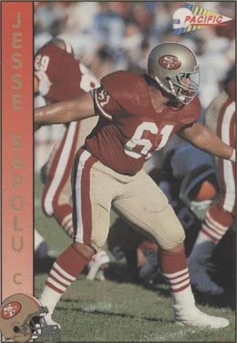 1992 Pacific Jesse Sapolu #614