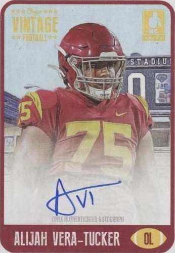 2021 Onyx Vintage Alijah Vera-Tucker #FAAV