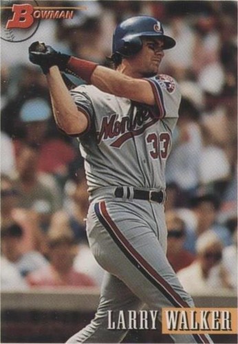 1993 Bowman - Larry Walker #100
