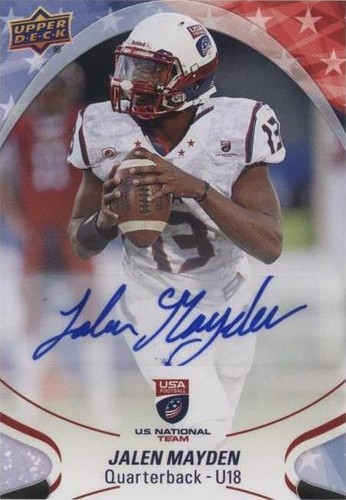 2017 Upper Deck USA Football Jalen Mayden #31