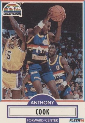 1990-91 Fleer Update - Anthony Cook #U-24