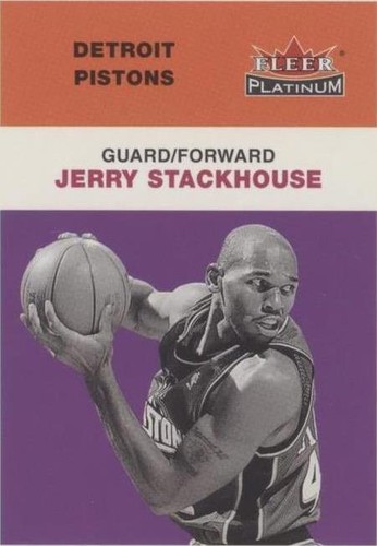 2001-02 Fleer Platinum - Jerry Stackhouse #77