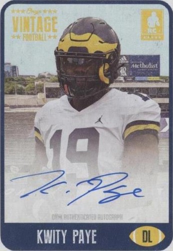 2021 Onyx Vintage Kwity Paye #FAKW