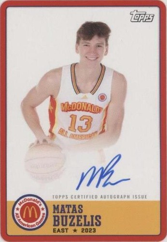 2023 Topps Chrome McDonald's All American - Matas Buzelis #PA-MB