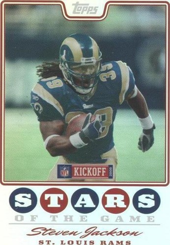2008 Topps Kickoff Steven Jackson #SG-SJ