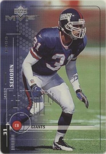 1999 Upper Deck MVP Jason Sehorn #126
