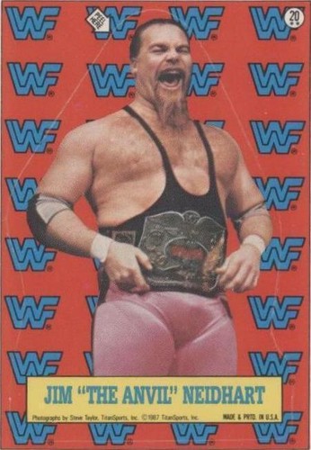 1987 Topps WWF - Jim Neidhart #20
