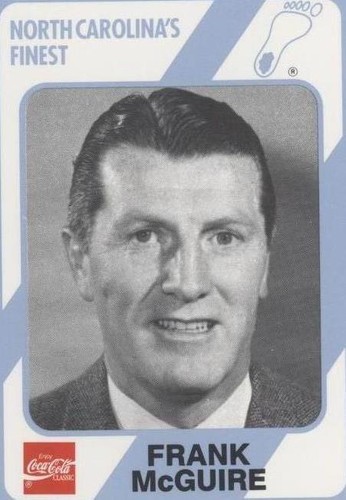 1989-90 Collegiate Collection/Coca-Cola North Carolina's Finest - Frank Mcguire #99