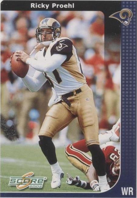 2002 Score Ricky Proehl #218