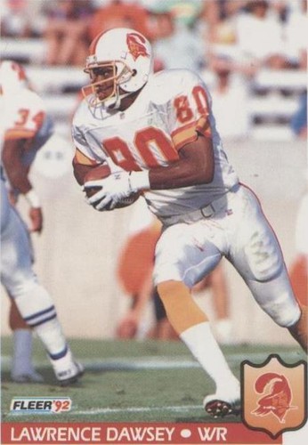 1992 Fleer Lawrence Dawsey #404