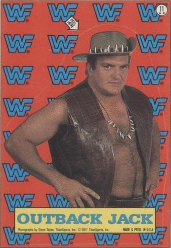 1987 Topps WWF - Outback Jack #11
