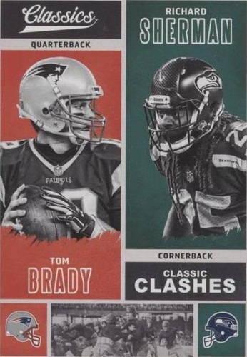 2017 Panini Classics Richard Sherman Tom Brady #CC-TBRS